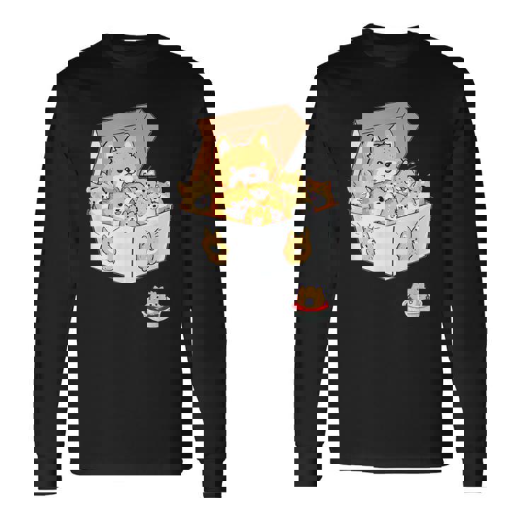 面白いtシャツ 柴犬 ナゲット イヌ わんこ メンズ 犬好き グッズ かわいい おもしろ 面白い 服 ネタ 長袖Tシャツ