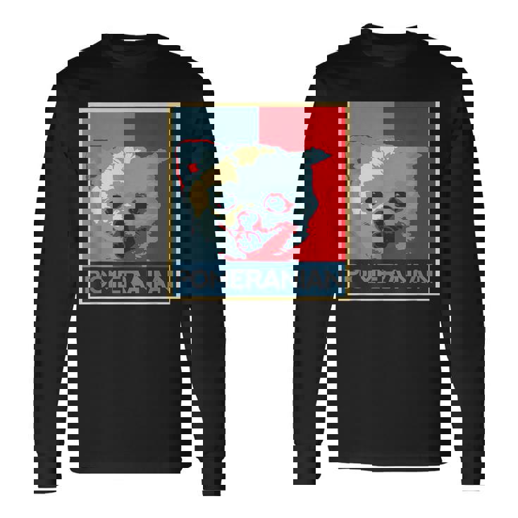 面白いtシャツ 犬 ポメラニアン わんこ メンズ レディース オリジナル おもしろ グッズ 夏 服 ネタ 長袖Tシャツ