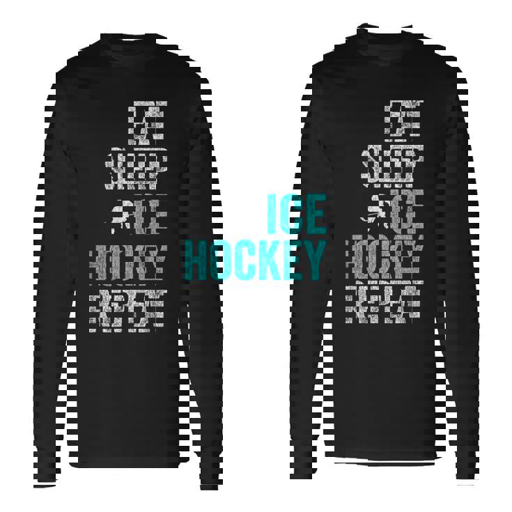 面白いアイスホッケーのシャツ アイスホッケー 長袖Tシャツ