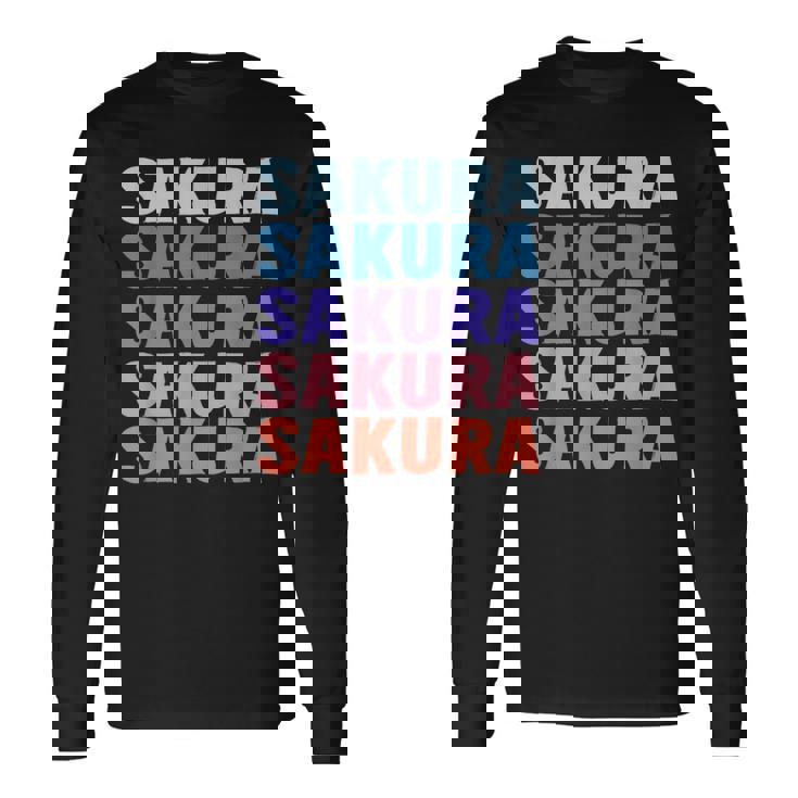 面白いギフト名 さくら 名前入り 長袖Tシャツ ギフトのアイデア