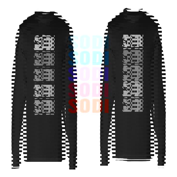 面白いギフト名odi 名前入り 長袖Tシャツ