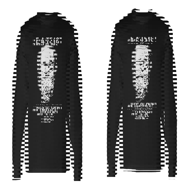 面白いクラシカルギリシャ語引用 ディオゲネスからアレクサンダーへ The 長袖Tシャツ