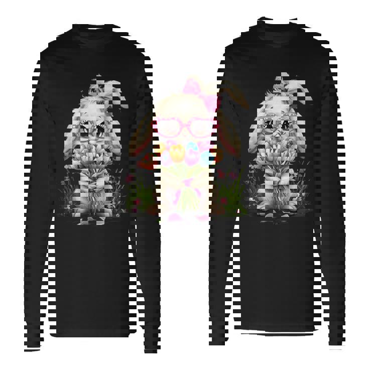 面白いチューリップ メンズ レディース キッズ チューリップブーケ フラワーフローリスト 長袖Tシャツ