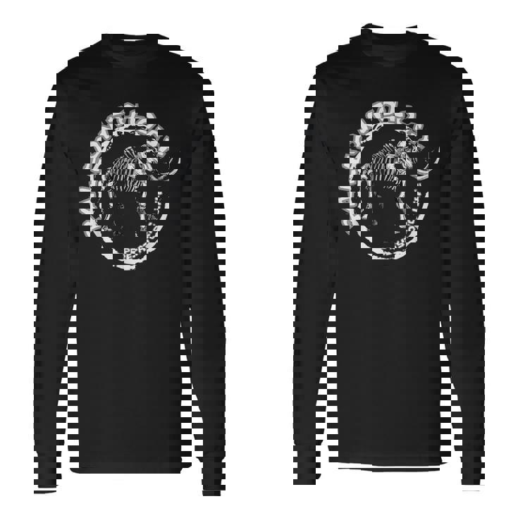 面白いマムート先史時代のギフトデザイン。 長袖Tシャツ