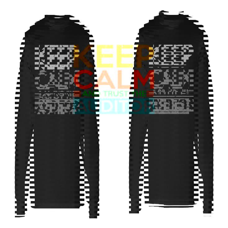 面白い監査人 長袖Tシャツ ギフトのアイデア