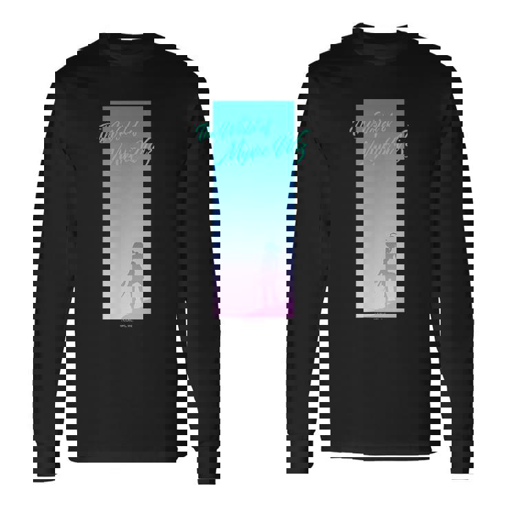 黒猫のウィズ ウィズ E 長袖Tシャツ