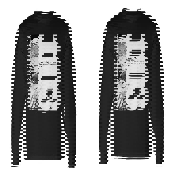 黒猫のウィズ 推じさんの日店長（あだ名） 長袖Tシャツ