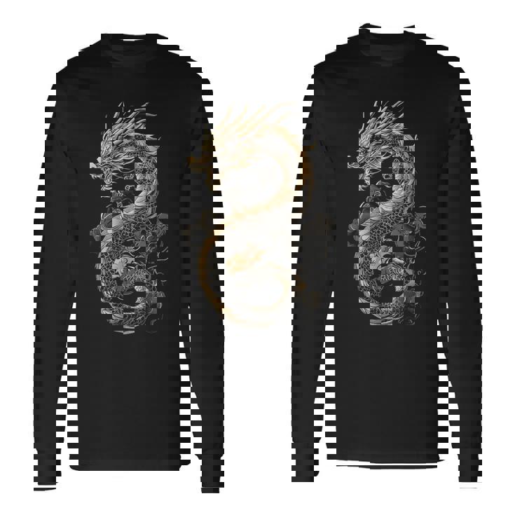 龍人 龍神竜 神話作品 龍神竜 長袖Tシャツ