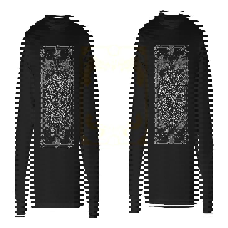 龍体文字フトマニ図タロット 幸運 長袖Tシャツ