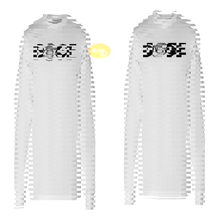 - Doge Dogecoin 暗号通貨 Fun Me Coin 長袖Tシャツ