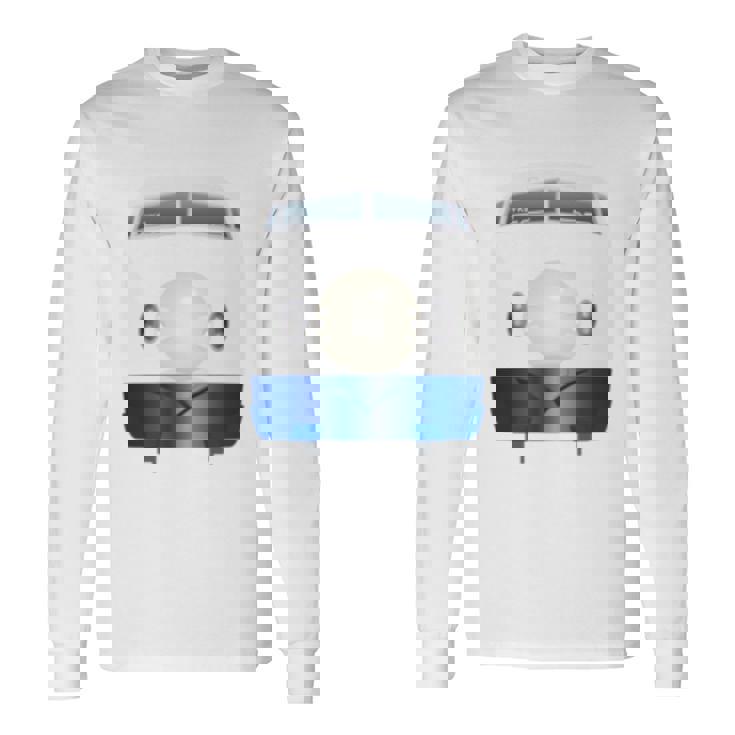 0系新幹線イラスト 長袖tシャツ 長袖Tシャツ