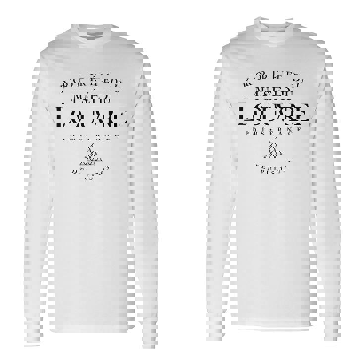 1793年創業のルーヴル美術館の財産 長袖Tシャツ