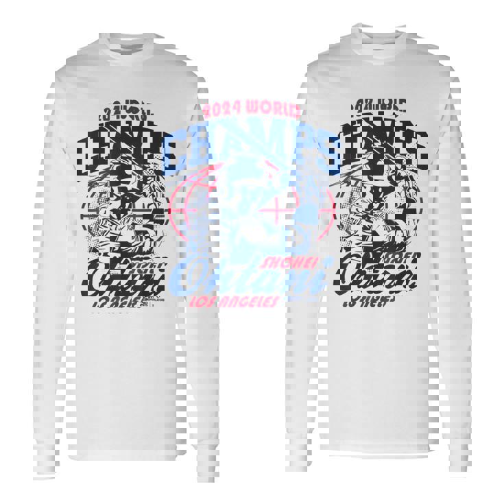 2024年世界選手権大谷翔平 ロサンゼルス野球 長袖Tシャツ