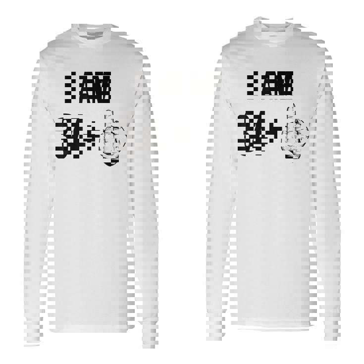 35歳の誕生日 35歳の誕生日男性 35年 35歳の人生 長袖Tシャツ