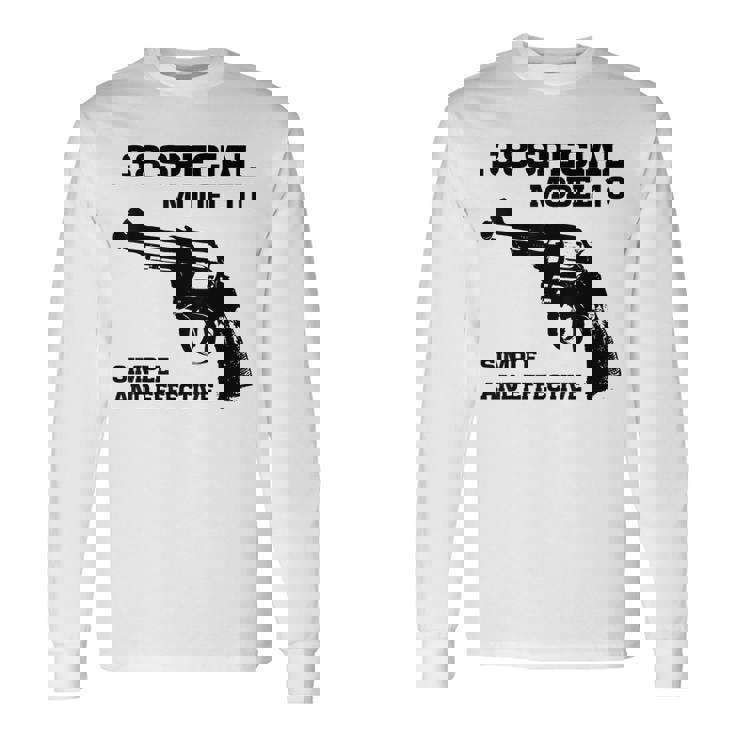 38 スペシャルモデル 10 リボルバー ファン 長袖Tシャツ