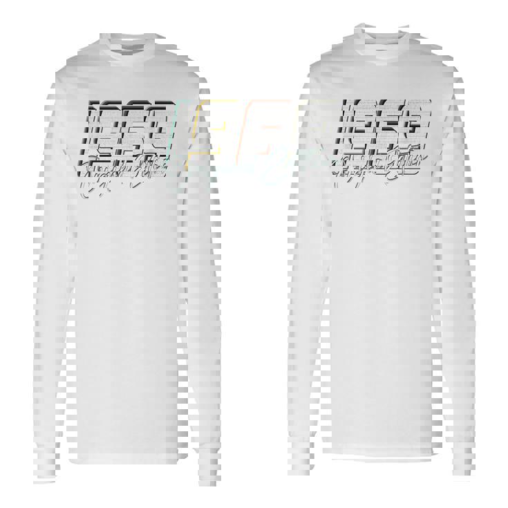 55 歳の誕生日、レトロなスタイルのオリジナル 1969 年版 長袖Tシャツ