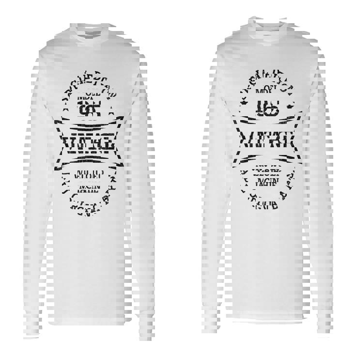 60Th Birthday 60歳 1965年生まれ ヴィンテージ 60年 長袖Tシャツ