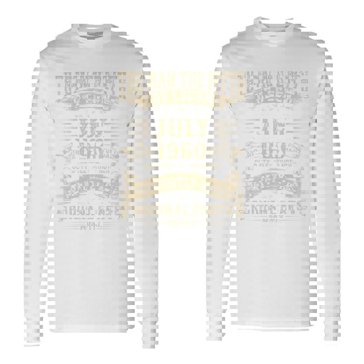 65歳の誕生日プレゼント 男性神話 1960年7月 長袖tシャツ 長袖Tシャツ