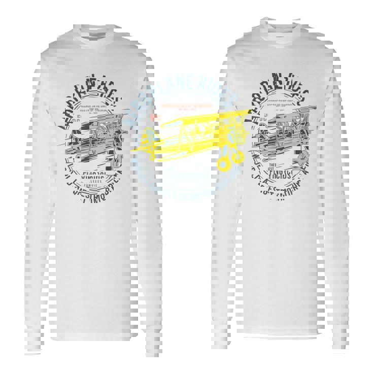 Aeroplane Rides カスタム フライングサーカス 複葉機 長袖Tシャツ