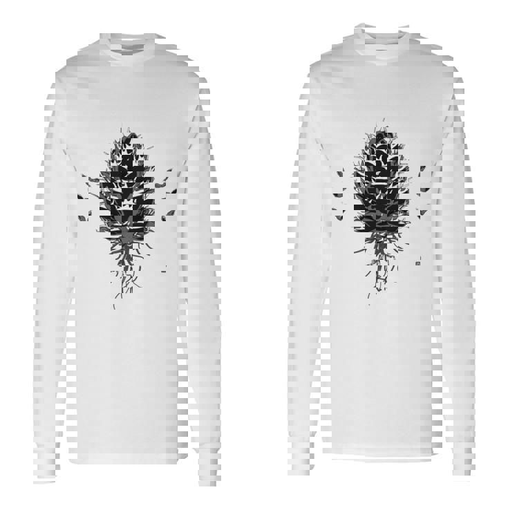 Agave Titanota【アガベ品質管理人】白鯨 ボタニカル 長袖tシャツ 長袖Tシャツ