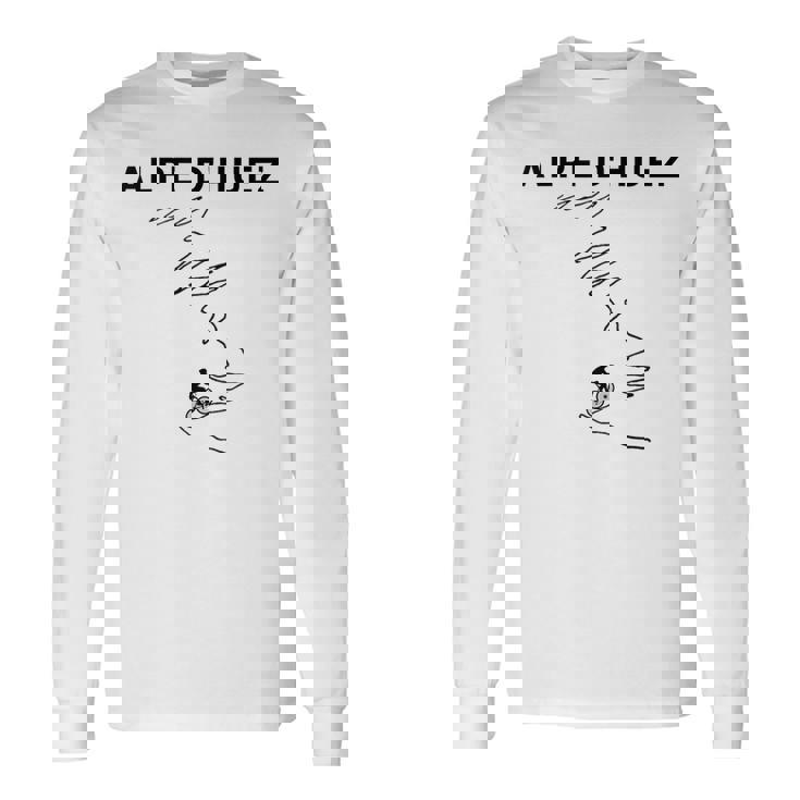 Alpe D'huez サイクリングギフト フランス ロードサイクリング 長袖Tシャツ
