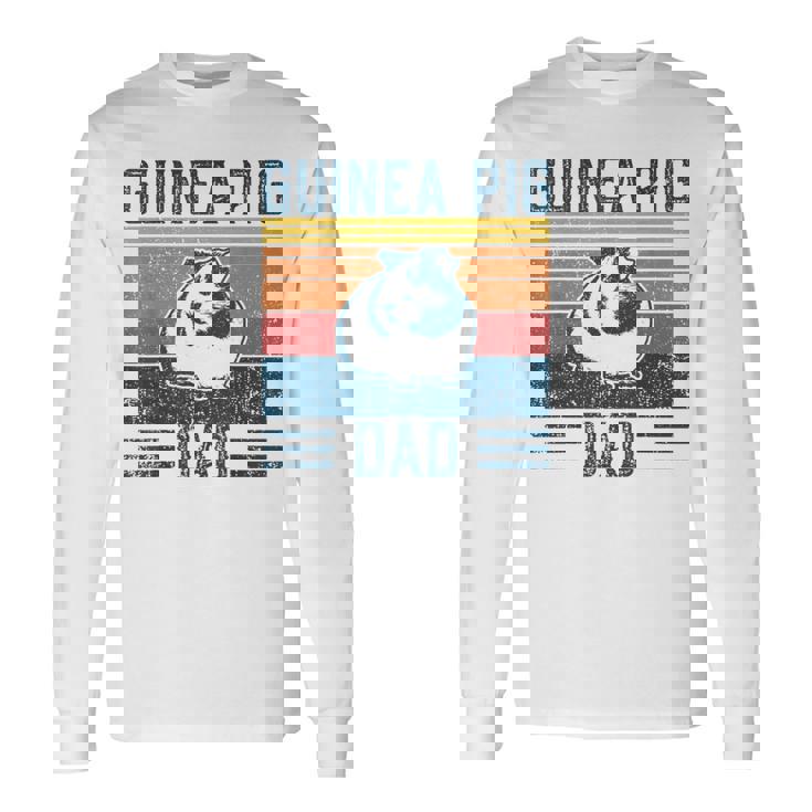 Best モルモット Dad ヴィンテージモルモット 長袖Tシャツ