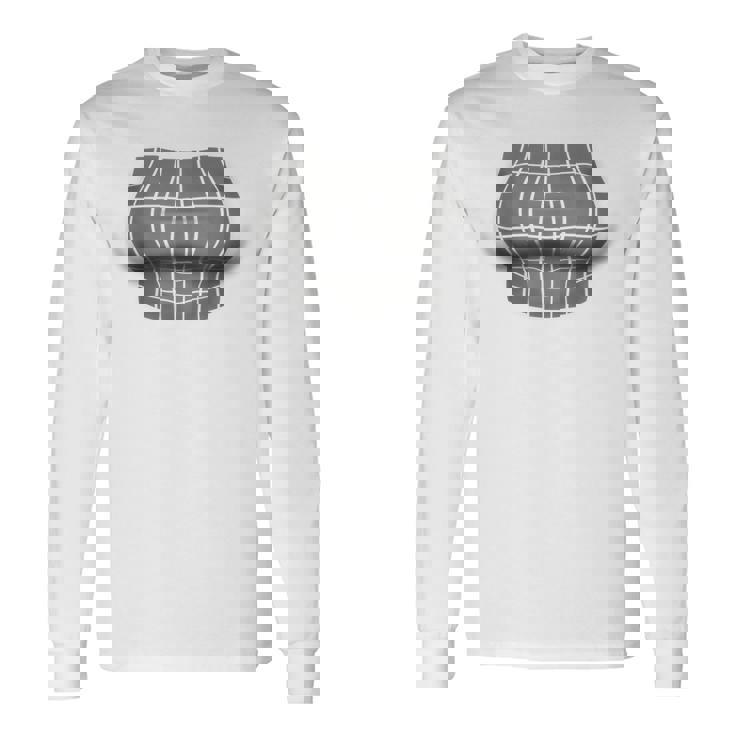 Big Boob 光学イリュージョンtシャツ 長袖Tシャツ