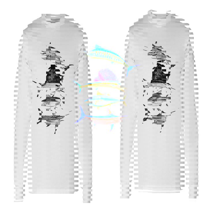 Big Deepea スポーツフィッシュ カジキ 太刀魚 カジキ マグロ 長袖Tシャツ