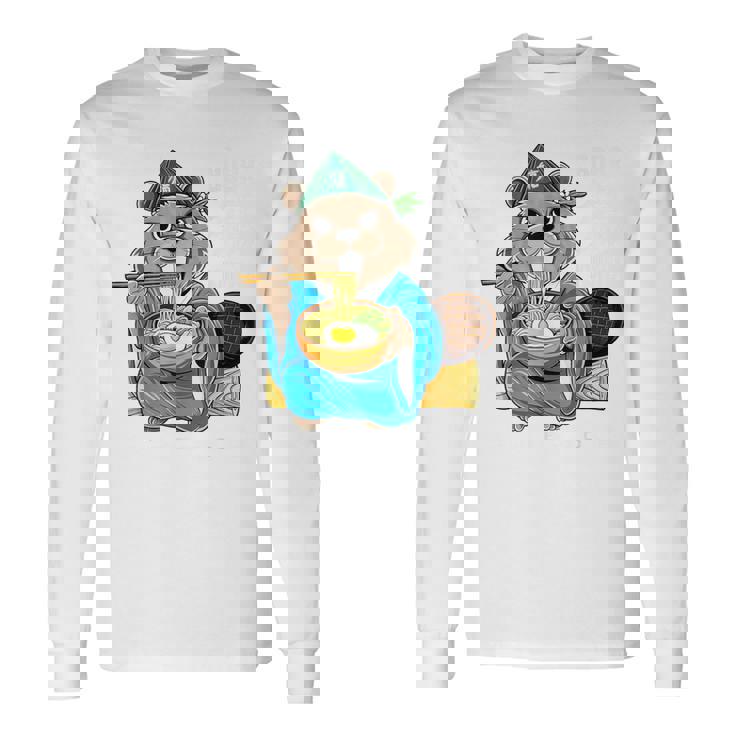 Bobr Kurwa 面白ポーランド語 ボーバー クルワ ジャパン ラーメン クルワ 長袖Tシャツ