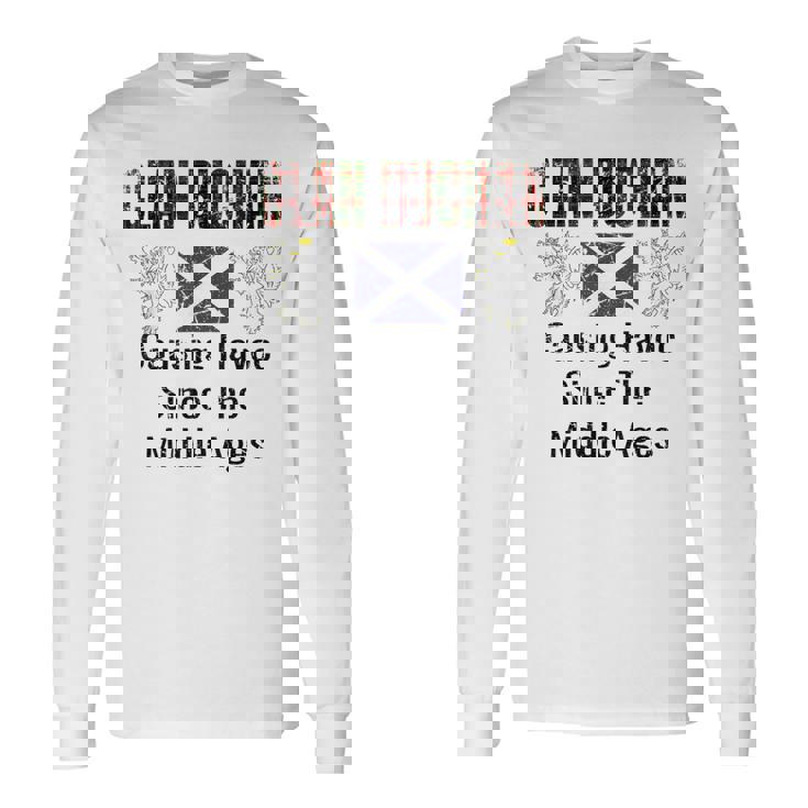 Clan Buchan Tartancottish Family Namecotland Pride 長袖Tシャツ