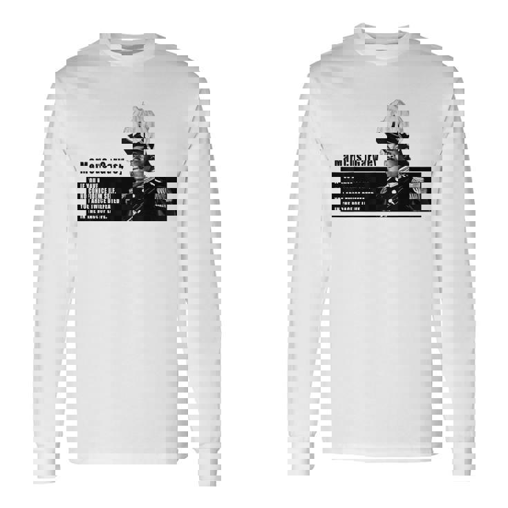 Confidence Inelf マーカス・ガーベイの名言 長袖Tシャツ