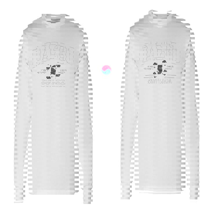 Daeguouth Korea 長袖tシャツ 長袖Tシャツ