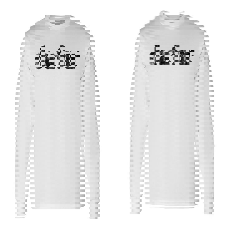 Darfur Africa 長袖Tシャツ