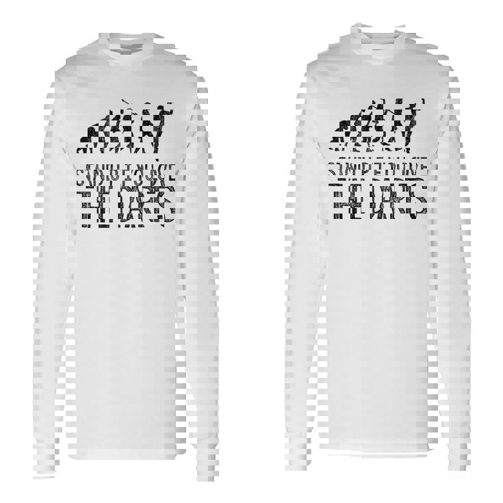 Darts ダーツプレイヤーのための男性ダーツギフト 長袖Tシャツ