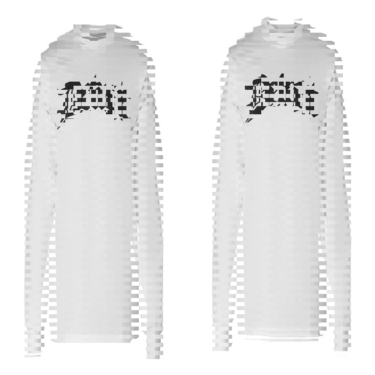 Detroit デトロイト 長袖Tシャツ