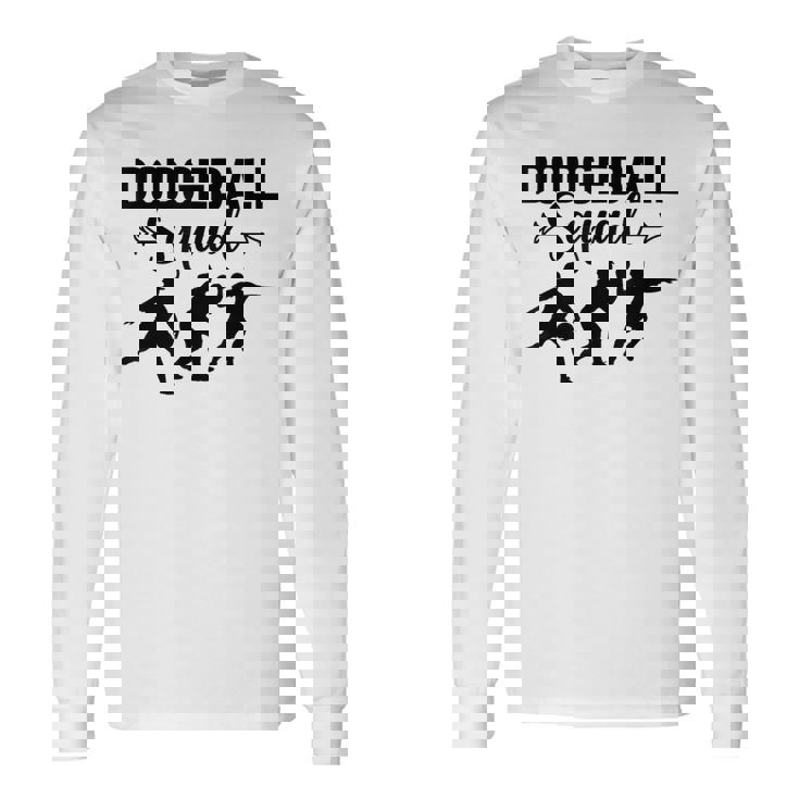 Dodgballquad Dodge Ball Game 長袖Tシャツ
