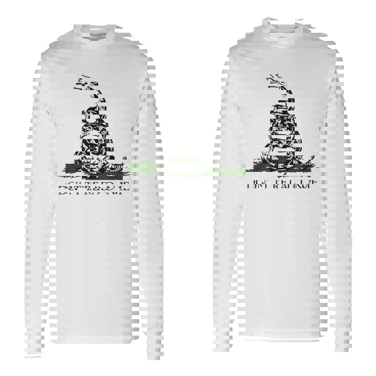 Don't' Tread On Me シャツ メンズ ガズデンフラッグ ブラック スネーク 長袖Tシャツ