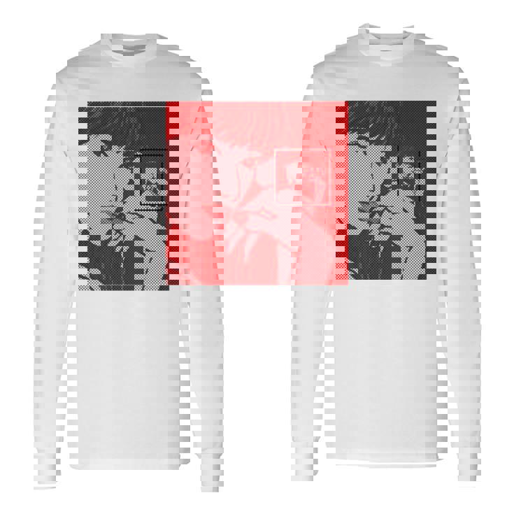 Dot Pattern Original Icon Official Illustration Red 長袖tシャツ 長袖Tシャツ