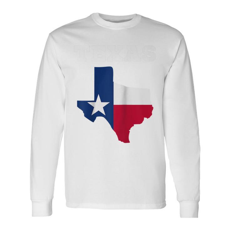 Drapeau Du Texas État Du Texas Manche Raglan T-shirt à manches longues