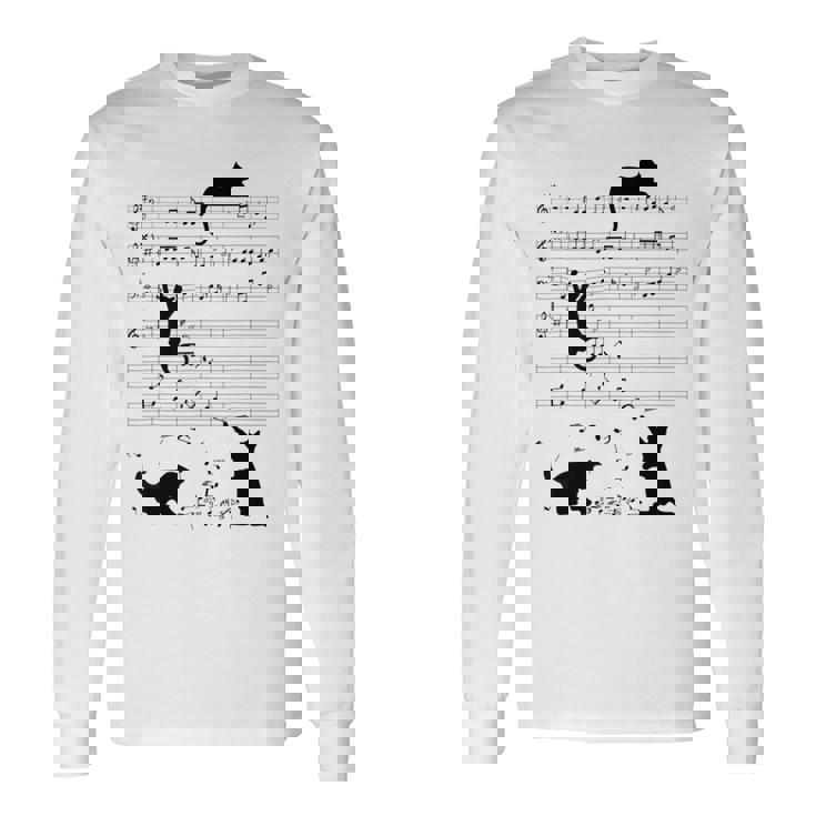 Dut猫猫音ミュージシャンタ 長袖Tシャツ