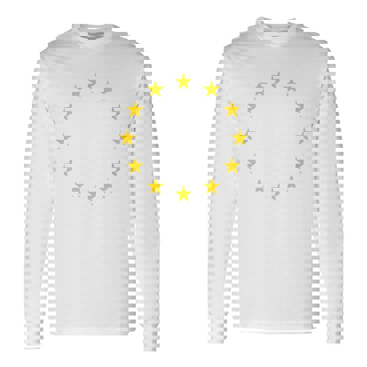 Eu旗欧州連合旗ヨーロッパ 長袖Tシャツ