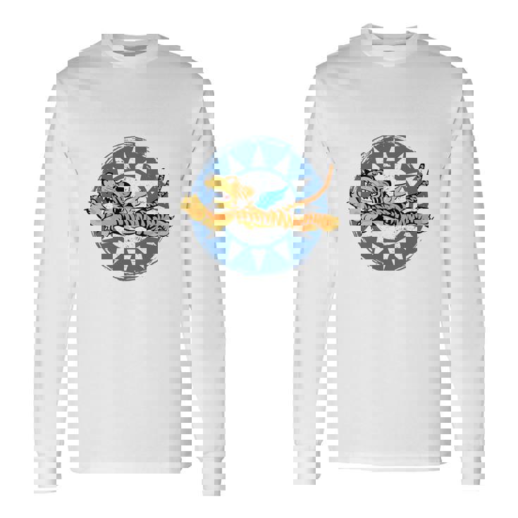 Flying Tigers カーティス P-40B ウォーホーク 第二次世界大戦 飛行機 長袖tシャツ 長袖Tシャツ