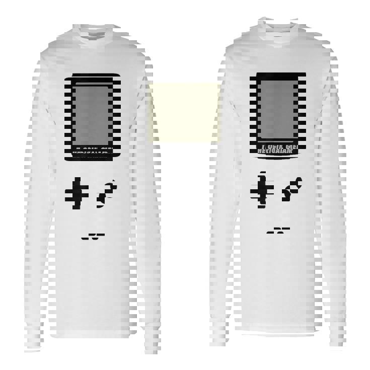 Gameboy オリジナルゲーマー 面白いオタクビデオゲームシャツ 長袖Tシャツ ギフトのアイデア