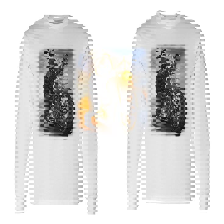 Gorilla ライディングチョッパー オートバイ 長袖Tシャツ