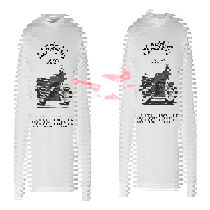 Gpz 900 R オートバイバイカー 長袖Tシャツ