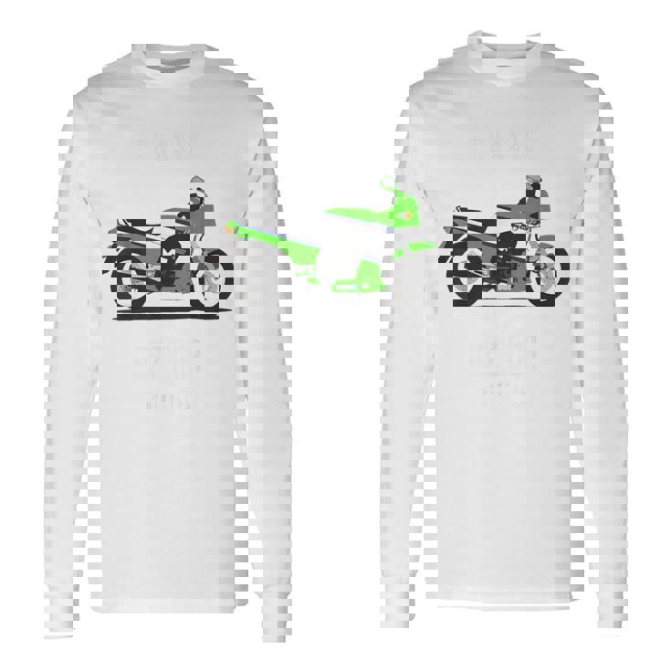 Gpz900r クラシックバイク モーターサイクリスト オートバイ 長袖Tシャツ