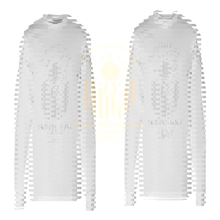 Habemus Papam Electus Mmxxv 教皇バチカン レオ Xiv カトリック 長袖Tシャツ