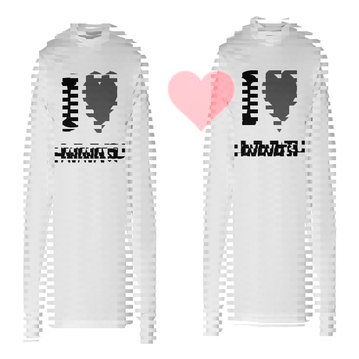 I Heart 浜松 Japan Love 日本土産 長袖Tシャツ