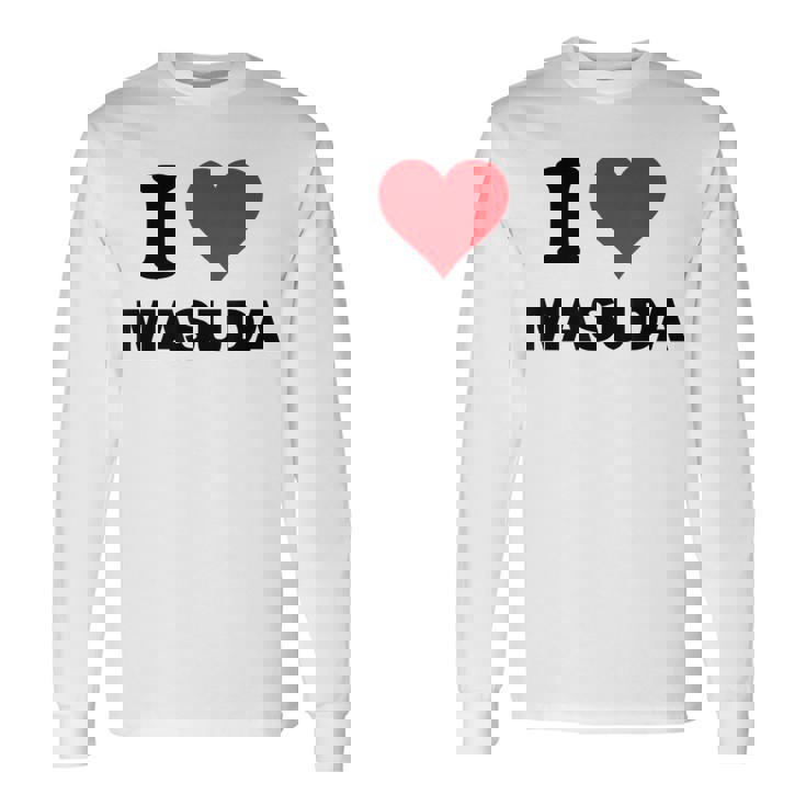 I Heart 益田ジャパンラブ 日本のお土産品 長袖Tシャツ