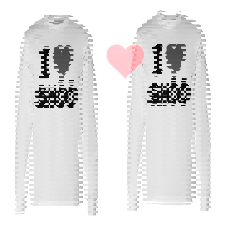 I Hearthoo Japan Love 日本土産 長袖Tシャツ